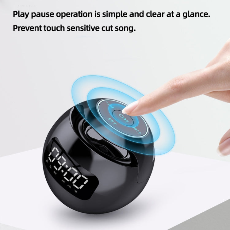 ZXL-G90 Portable Colorful Ball Bluetooth Speaker, Style: Sensor Version (Black) - Desktop Speaker by PMC TechLife | Online Shopping South Africa | PMC TechLife