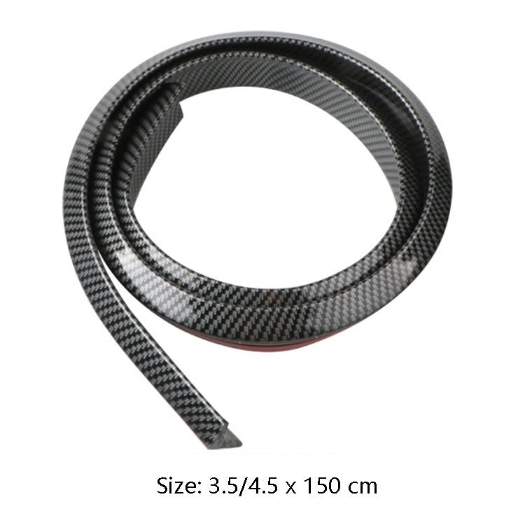 Car Universal Tail Paste Top Wing, Specification: 3.5cm Carbon Fiber Black - Decorative Strip by PMC TechLife | Online Shopping South Africa | PMC TechLife | Buy Now Pay Later Mobicred