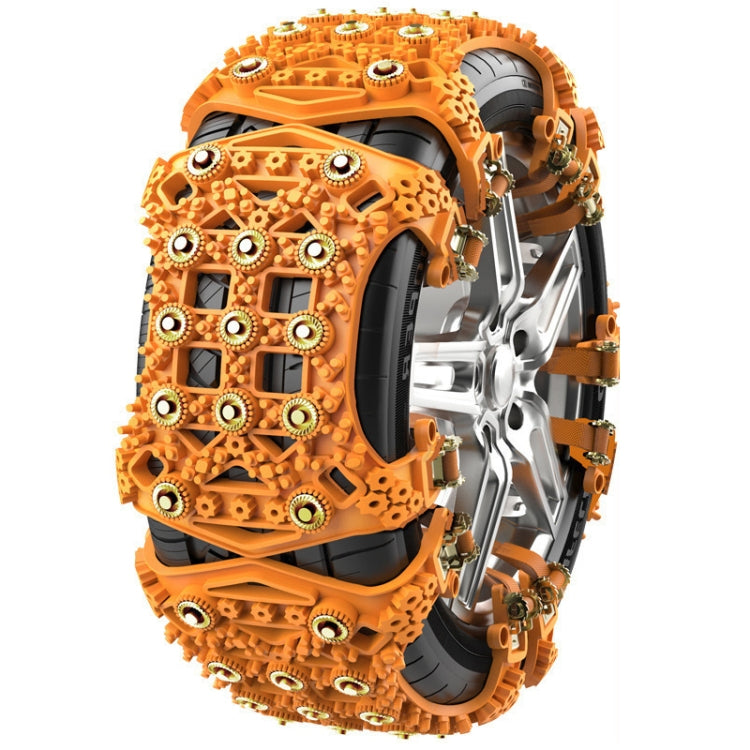 For 175~265cm Snow Emergency Snow Chains For Car SUV General Tires(Yellow 8764A) - Car Road Trouble Clearer by PMC TechLife | Online Shopping South Africa | PMC TechLife | Buy Now Pay Later Mobicred