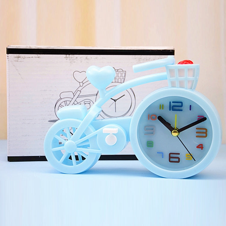 Bicycle-shaped Desktop Alarm Clock Student Gifts(Light Pink) - Alarm Clocks by PMc TechLife | Online Shopping South Africa | PMc TechLife | Buy Now Pay Later Mobicred