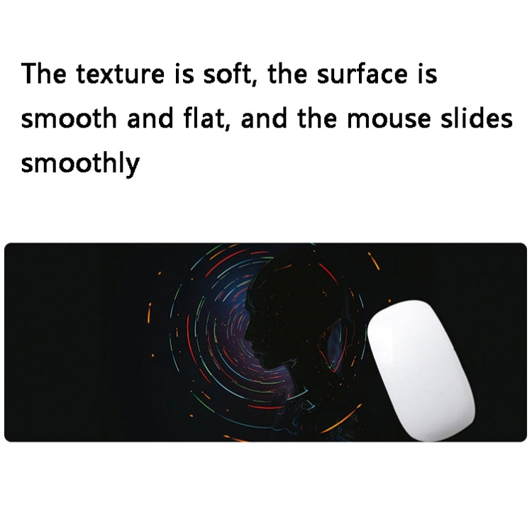 Hand-Painted Fantasy Pattern Mouse Pad, Size: 300 x 800 x 5mm Seaming(1 Dream) - Mouse Pads by PMC TechLife | Online Shopping South Africa | PMC TechLife | Buy Now Pay Later Mobicred