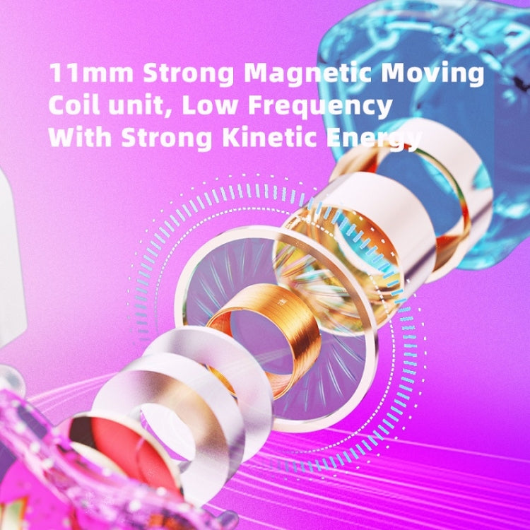 QKZ AK6 PRO HiFi Subwoofer In-Ear Wired Headphones with Mic(White) - In Ear Wired Earphone by QKZ | Online Shopping South Africa | PMC TechLife | Buy Now Pay Later Mobicred