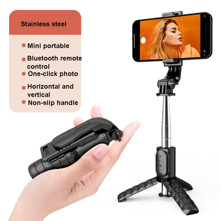 Mini Selfie Stick Integrated Multifunctional Bluetooth Selfie, Specification: Q11 74CM Without Fill Light - Selfie Sticks by PMC TechLife | Online Shopping South Africa | PMC TechLife | Buy Now Pay Later Mobicred