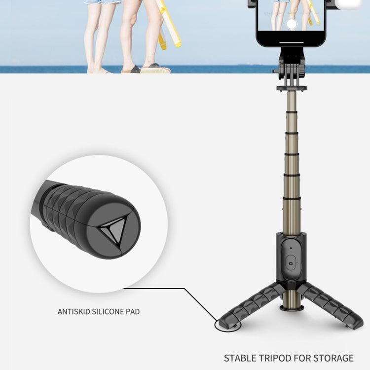 Mini Selfie Stick Integrated Multifunctional Bluetooth Selfie, Specification: Q11 74CM Without Fill Light - Selfie Sticks by PMC TechLife | Online Shopping South Africa | PMC TechLife | Buy Now Pay Later Mobicred