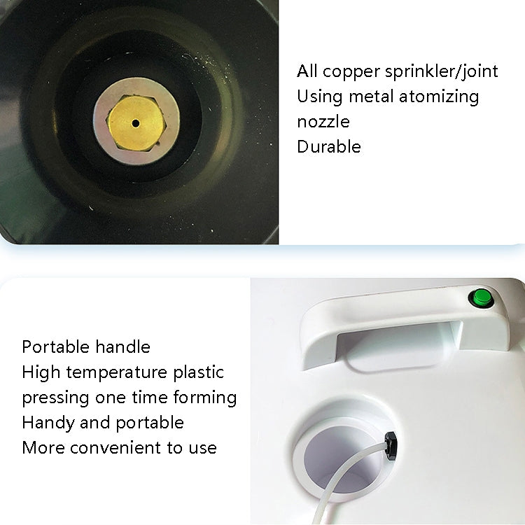 Mist Air Spray Cleaner Disinfectant Air Purifier, Power Plug: US Plug 220V(White) - free shipping - PMC TechLife - Order now!