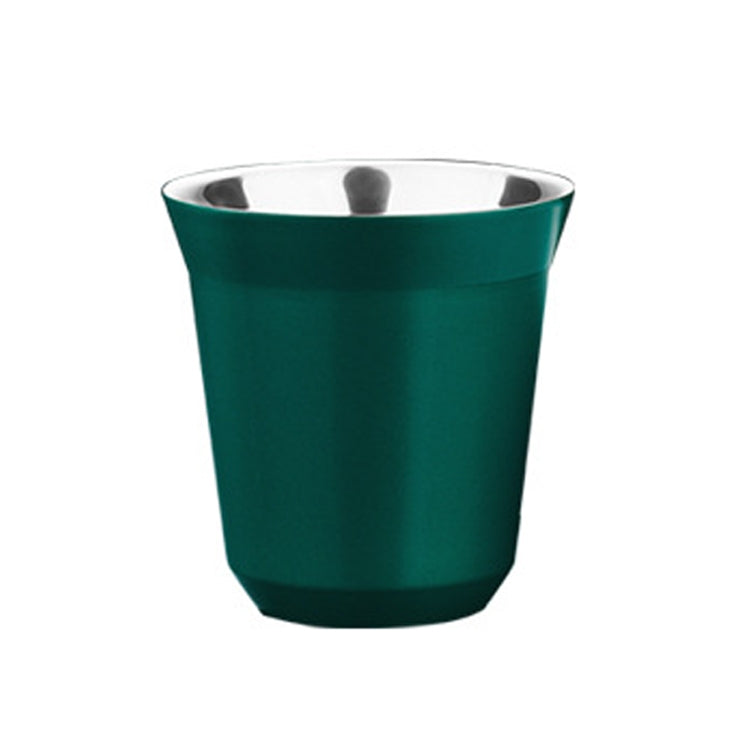 304 Stainless Steel Coffee Capsule Cup Double Insulation Coffee Cup, Style: Small Green - free shipping - PMC TechLife - Order now!