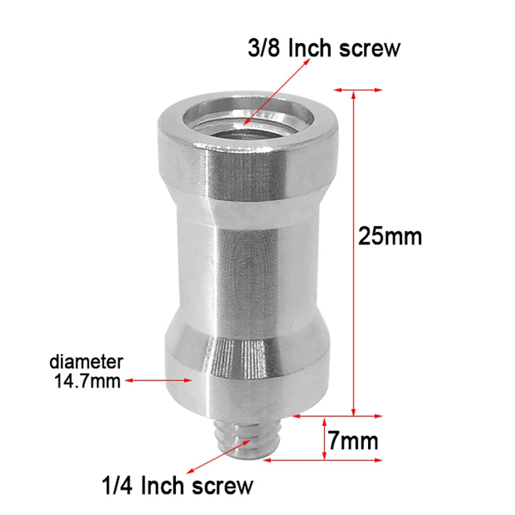 10 PCS Screw Adapter 3/8 Female to 1/4 Male Screw - free shipping - PMC TechLife - Order now!