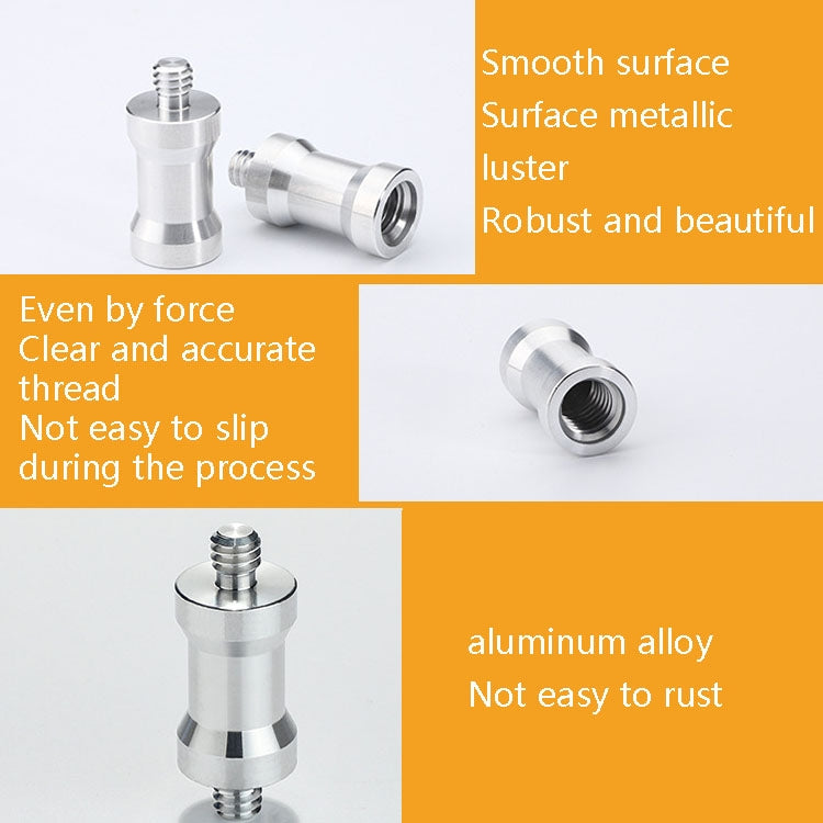 10 PCS Screw Adapter 1/4 Male to 3/8 Male Screw - free shipping - PMC TechLife - Order now!
