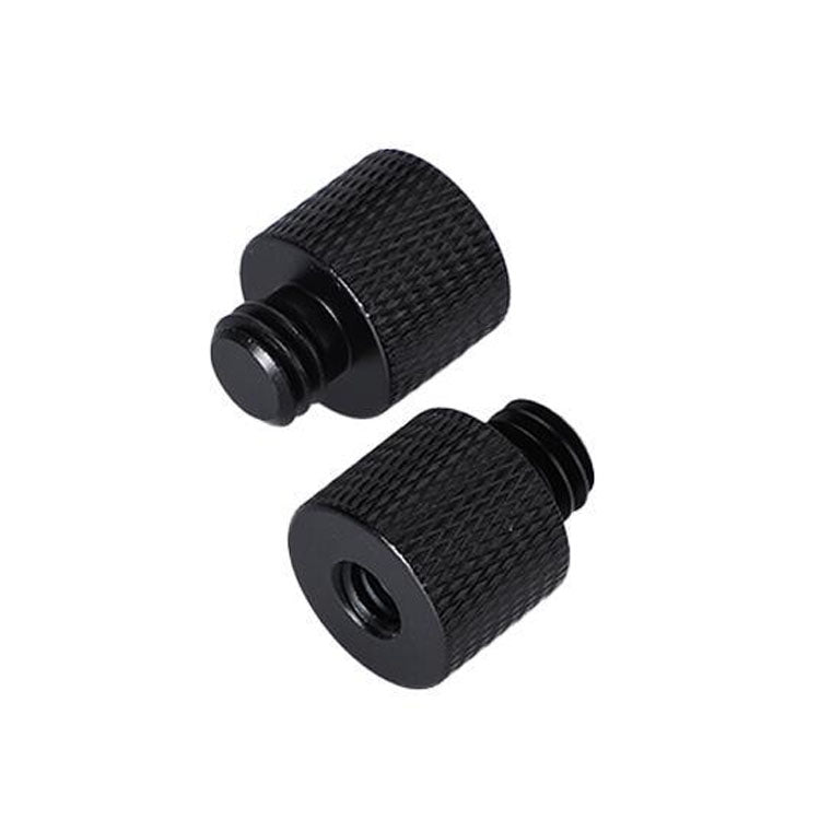 10 PCS Screw Adapter 1/4 Female to 3/8 Male Screw (Black) - free shipping - PMC TechLife - Order now!