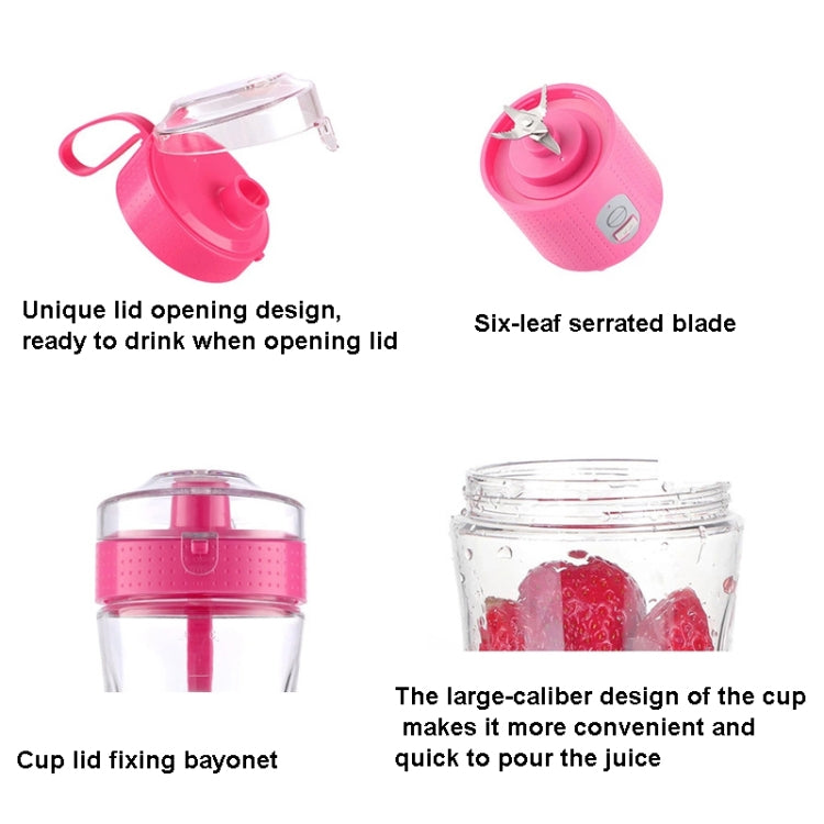6-Blade Electric Fruit Juicer Juice Cup(Black) - free shipping - PMC TechLife - Order now!
