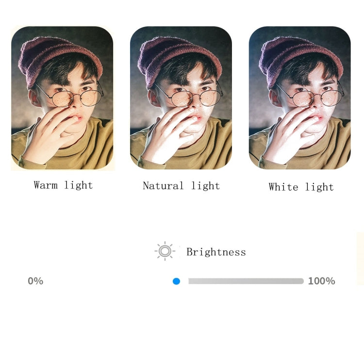 CYKE Q08D Handheld Dual Light Bluetooth Mobile Phone Selfie Stick(Black) - free shipping - PMC Jewellery - Order now!