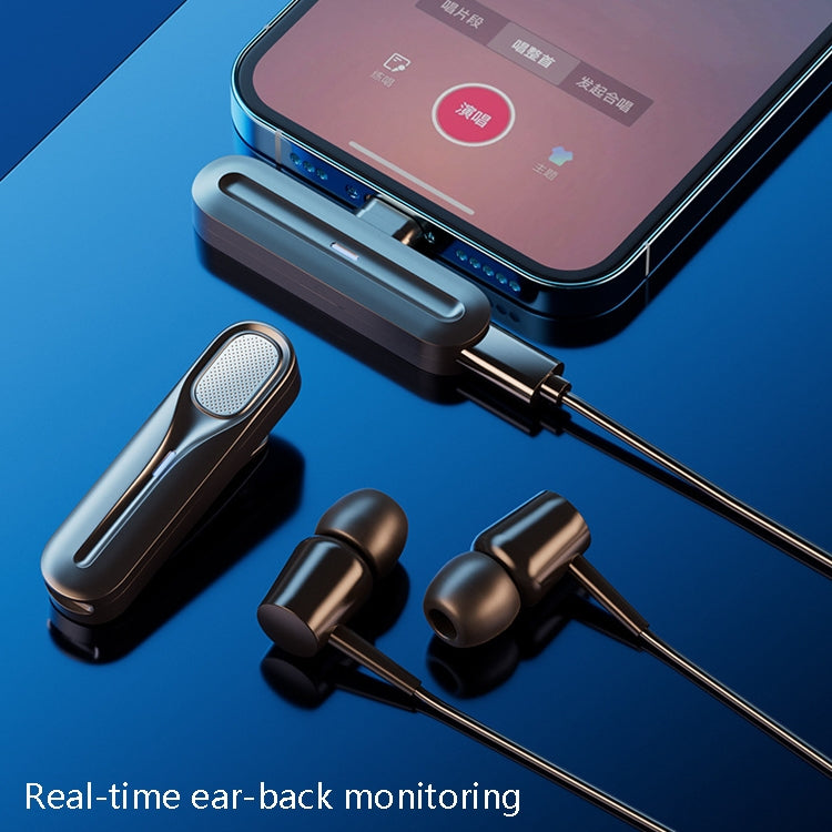 FerTo DX01 Wireless Collar Microphone 2.4G Live Broadcast Equipment, Style: TYPE-C - Microphone by PMC TechLife | Online Shopping South Africa | PMC TechLife | Buy Now Pay Later Mobicred