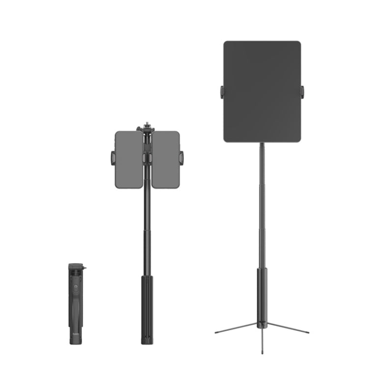 CYKE A22 Bluetooth Remote Control With Tripod Photo Live Bracket A22-80CM-Black (Dual Camera) - Selfie Sticks by CYKE | Online Shopping South Africa | PMC TechLife | Buy Now Pay Later Mobicred