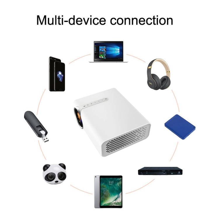 YG530 Home LED Small HD 1080P Projector, Specification: US Plug(White) - LED Projector by PMC TechLife | Online Shopping South Africa | PMC TechLife | Buy Now Pay Later Mobicred