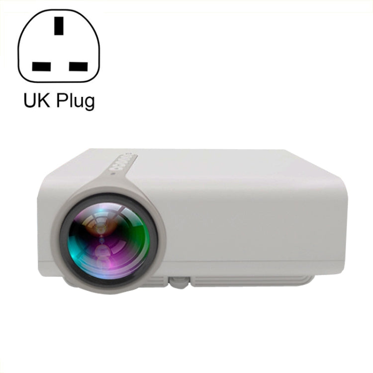 YG530 Home LED Small HD 1080P Projector, Specification: UK Plug(White) - LED Projector by PMC TechLife | Online Shopping South Africa | PMC TechLife | Buy Now Pay Later Mobicred
