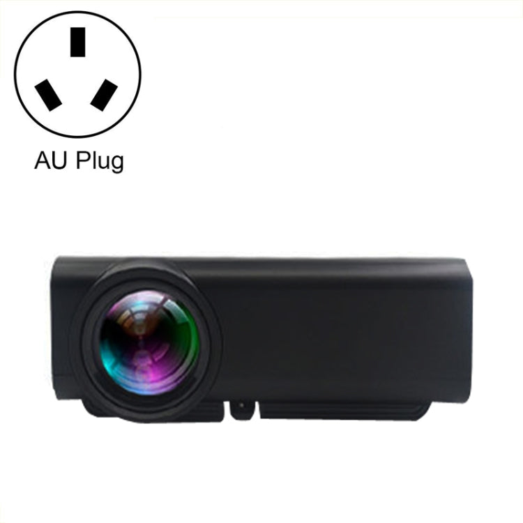 YG530 Home LED Small HD 1080P Projector, Specification: AU Plug(Black) - LED Projector by PMC TechLife | Online Shopping South Africa | PMC TechLife | Buy Now Pay Later Mobicred
