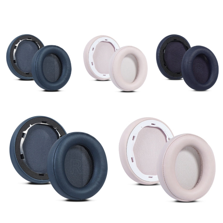 2pcs Protein Leather Sponge Earphone Cover For Anker Soundcore Life Q35 (Black) - Earmuff & Pad by PMc TechLife | Online Shopping South Africa | PMc TechLife | Buy Now Pay Later Mobicred