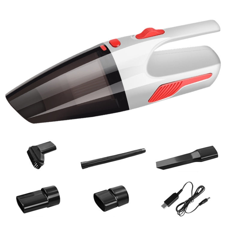 CS1016 120W Cordless Dry Wet Car Handheld Vacuum Cleaner With Light(White) - free shipping - PMC TechLife - Order now!