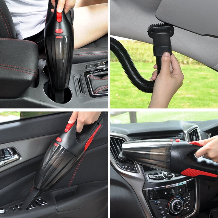 CS1016 120W Cordless Dry Wet Car Handheld Vacuum Cleaner With Light(White) - free shipping - PMC TechLife - Order now!