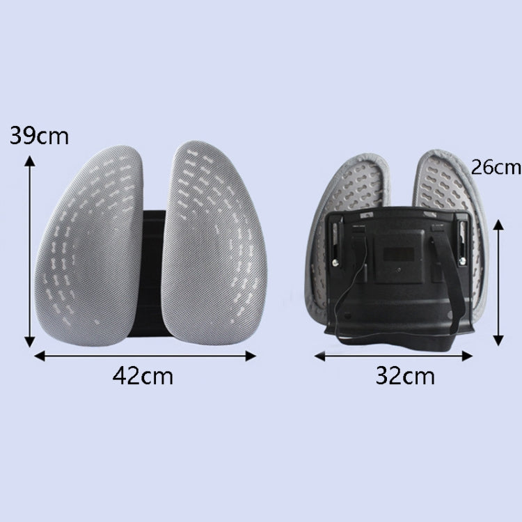 5297 Car Massage Seat Cushion(Beige with Beige) - Seat Accessories by PMC TechLife | Online Shopping South Africa | PMC TechLife | Buy Now Pay Later Mobicred