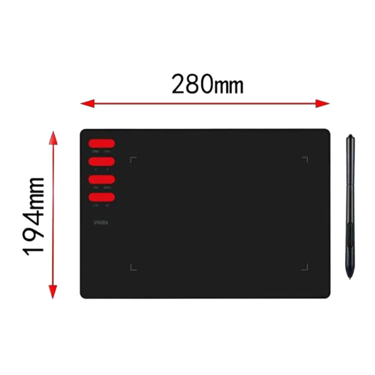 VINSA T505 Painting Board, Style: Package 2 -  by PMC TechLife | Online Shopping South Africa | PMC TechLife | Buy Now Pay Later Mobicred