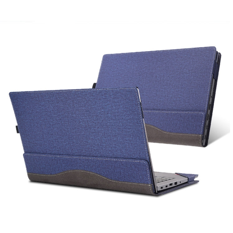 Laptop Leather Anti-Fall Protective Case For HP Envy 13-AQ Ad Ah(Navy Blue) - 13.3 inch by PMC TechLife | Online Shopping South Africa | PMC TechLife | Buy Now Pay Later Mobicred