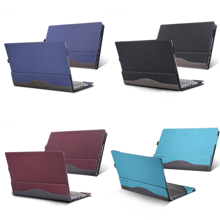 Laptop Leather Anti-Fall Protective Case For HP Envy 13-AQ Ad Ah(Navy Blue) - 13.3 inch by PMC TechLife | Online Shopping South Africa | PMC TechLife | Buy Now Pay Later Mobicred