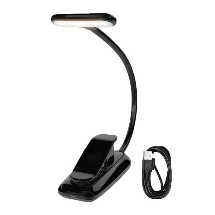 8021 Mini Book Clip Light LED Music Score Eye Protection Reading Lamp(Black) - Desk Lamps by PMc TechLife | Online Shopping South Africa | PMc TechLife | Buy Now Pay Later Mobicred