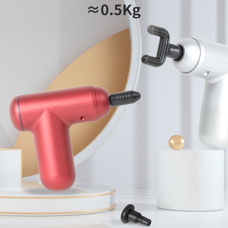 J12A Mini Vibrating Massage Button Type Fascia Gun, Specification: Black - free shipping - PMC TechLife - Order now!