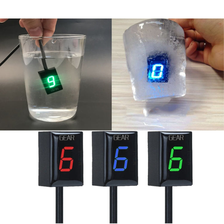 Motorcycle Instrument Gear Display For Suzuki(Green Light) - Electrical Instruments by PMC TechLife | Online Shopping South Africa | PMC TechLife | Buy Now Pay Later Mobicred