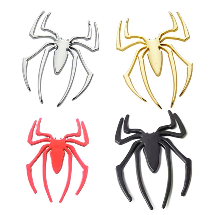 10 PCS Metal Three-Dimensional Spider Car Sticker, Color Random Delivery - 3D Metal Sticker by PMC TechLife | Online Shopping South Africa | PMC TechLife | Buy Now Pay Later Mobicred