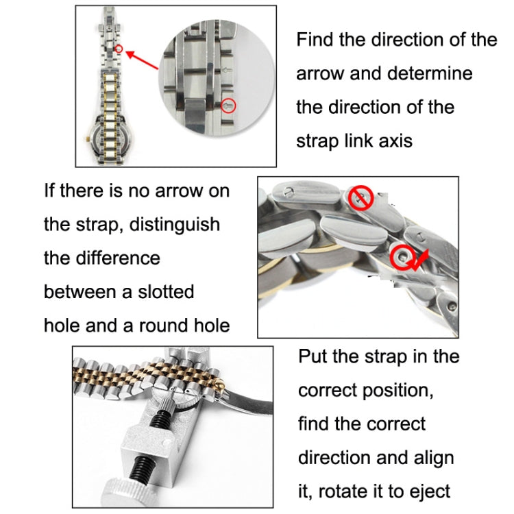 Metal Adjustable Height Watch Band Link Pin Remover(Blue) - free shipping - PMC TechLife - Order now!
