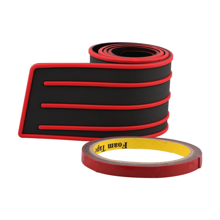 Car Tail Box Threshold Anti-Collision Strip, Color: Black Red 8x90cm - Decorative Strip by PMC TechLife | Online Shopping South Africa | PMC TechLife | Buy Now Pay Later Mobicred