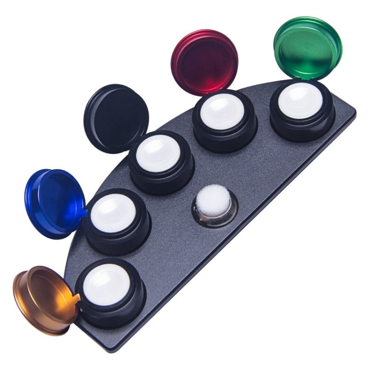 Full Metal Spot Oil Cup Stand  Oiler Watch Repair Tool, Style: Five Oils Cups Colorful - free shipping - PMC TechLife - Order now!