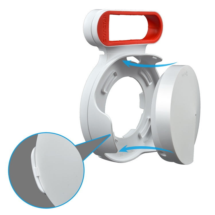 Router Wall Mount Bracket for TP-LINK DECO M5, Specification: For US Plug(Red) - Other Accessories by PMC TechLife | Online Shopping South Africa | PMC TechLife | Buy Now Pay Later Mobicred