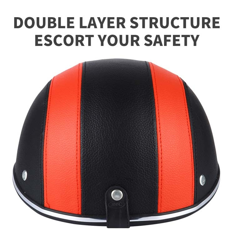 BSDDP A0322 Summer Half Helmet Lightweight Safety Helmet(Red) - free shipping - PMc TechLife - Order now!