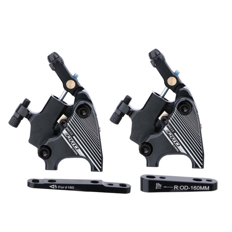 1 Pair IIIPRO Flat Mount Road Calipers Bilateral Brakes(Black) - free shipping - PMc TechLife - Order now!