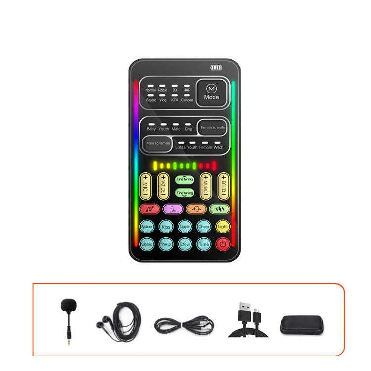 i9  Set Voice Changer Game Live Broadcast Mobile Computer Sound Card - Live Sound Effects Processors by PMC TechLife | Online Shopping South Africa | PMC TechLife | Buy Now Pay Later Mobicred