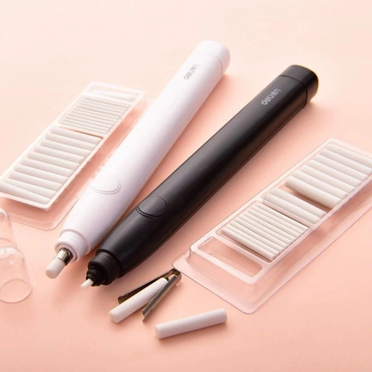 Deli 71107 Electric Eraser Art Can Replace The Core Rubber Core(White Shell) - Eraser & Correction Tape by Deli | Online Shopping South Africa | PMc TechLife | Buy Now Pay Later Mobicred