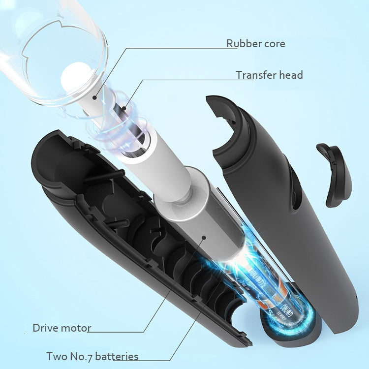 Deli 71107 Electric Eraser Art Can Replace The Core Rubber Core(White Shell) - Eraser & Correction Tape by Deli | Online Shopping South Africa | PMc TechLife | Buy Now Pay Later Mobicred