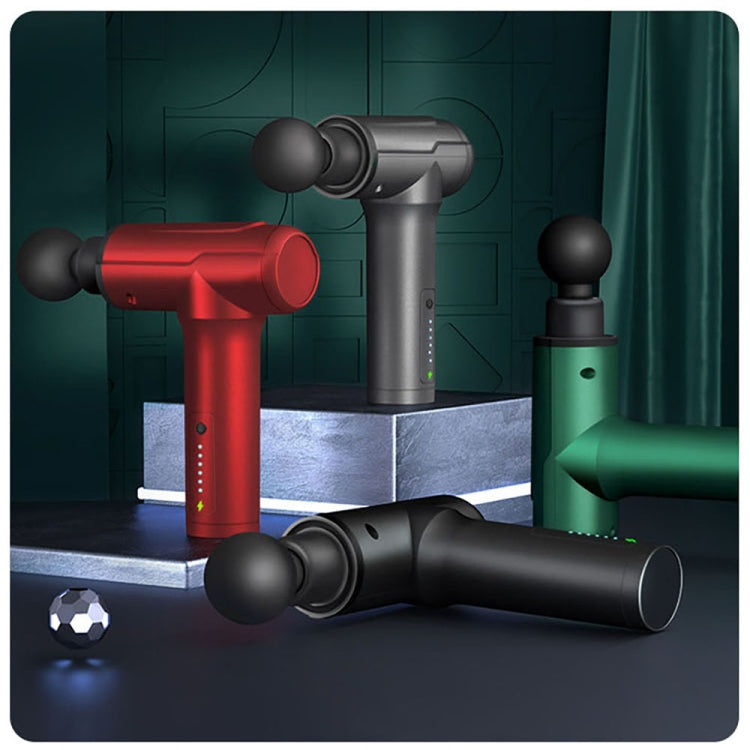 BG-128 6-speed Mini Convenient Massage Gun With 6 Massage Heads,CN Plug(Green) - free shipping - PMC TechLife - Order now!