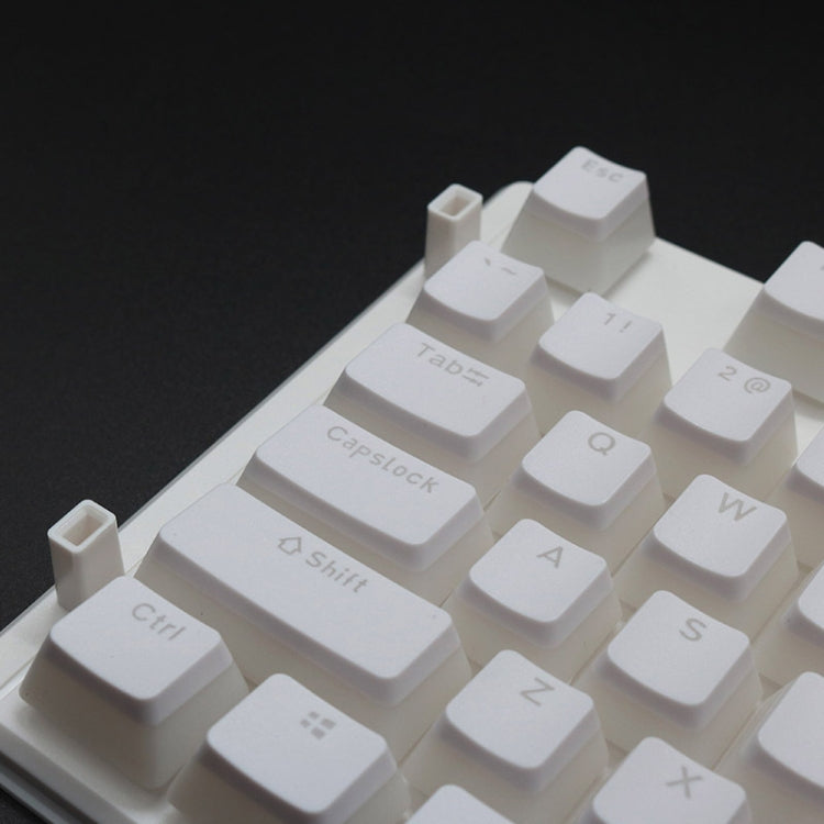 Pudding Double-layer Two-color 108-key Mechanical Translucent Keycap( Dark Coffee) - Silicone / Sticker by PMC TechLife | Online Shopping South Africa | PMC TechLife | Buy Now Pay Later Mobicred