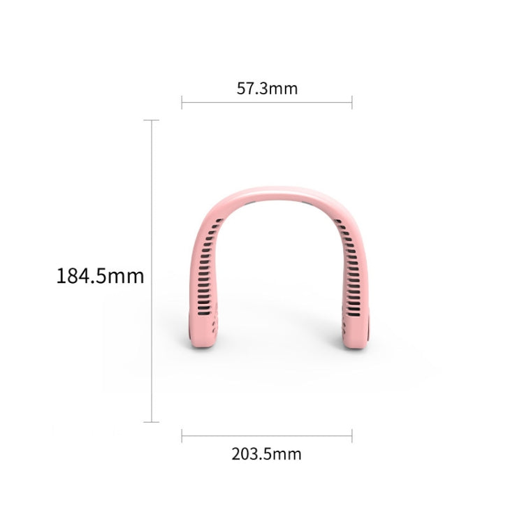 F2 USB Outdoor Portable Hanging Neck Fan(Pink) - Electric Fans by PMC TechLife | Online Shopping South Africa | PMC TechLife | Buy Now Pay Later Mobicred
