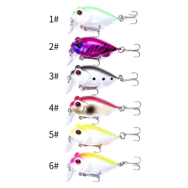 4 PCS HENGJIA CB051 4cm / 5.2g Small Fat Lure Bait(2) - Fishing Lures by HENGJIA | Online Shopping South Africa | PMC TechLife | Buy Now Pay Later Mobicred