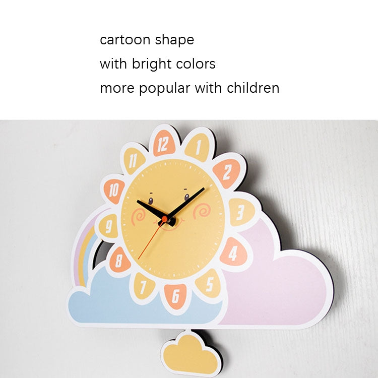 Cartoon Shake Wall Clock Children Room Decoration Wall Clock (Ice Cream) - free shipping - PMc TechLife - Order now!