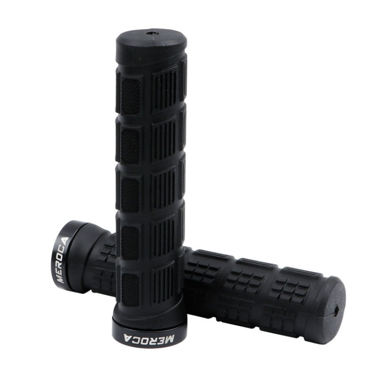 MEROCA Mountain Bike Anti-slip Shock Absorber Riding Grip Cover, Style: One Side Lock ME38 Black - free shipping - PMc TechLife - Order now!