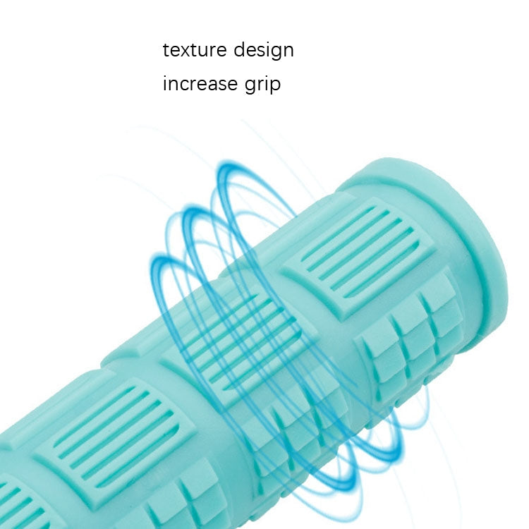 MEROCA Mountain Bike Anti-slip Shock Absorber Riding Grip Cover, Style: One Side Lock ME38 Sky Blue - Bicycle Grips by MEROCA | Online Shopping South Africa | PMc TechLife | Buy Now Pay Later Mobicred