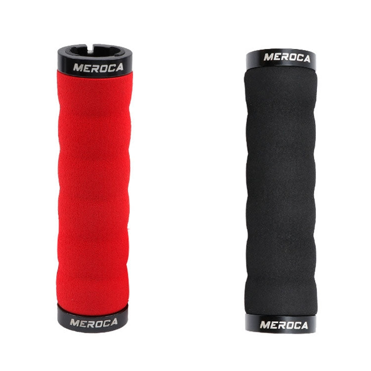 MEROCA Mountain Bike Anti-slip Shock Absorber Riding Grip Cover, Style: Bilateral Lock Sponge ME30 Black - free shipping - PMc TechLife - Order now!