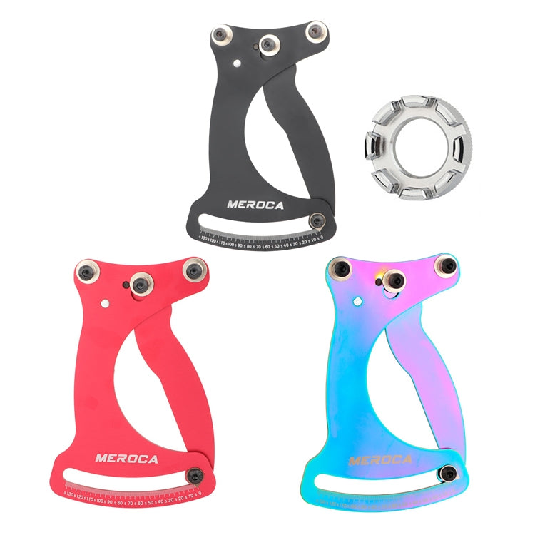 MEROCA Bicycle Ring Calibration Tool Spoke Tension Tube Wheel Set Steel Wire, Color: Red+Wrench - Maintenance tools by MEROCA | Online Shopping South Africa | PMc TechLife | Buy Now Pay Later Mobicred