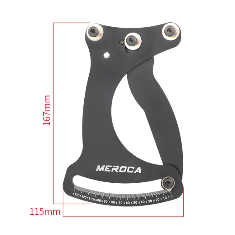 MEROCA Bicycle Ring Calibration Tool Spoke Tension Tube Wheel Set Steel Wire, Color: Colorful+Wrench - Maintenance tools by MEROCA | Online Shopping South Africa | PMc TechLife | Buy Now Pay Later Mobicred